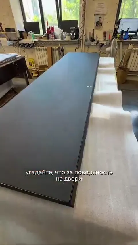 Один из вариантов отделки наших дверей скрытого монтажа -…