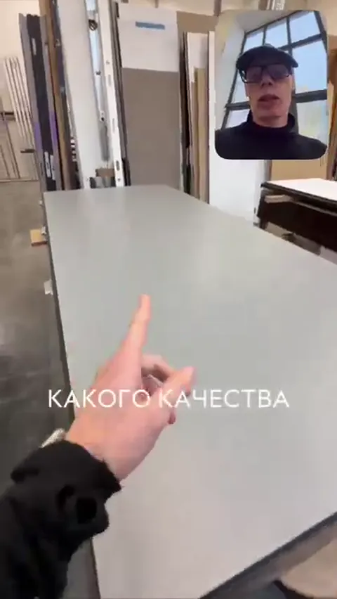Скрытые двери TENEVOY с отделкой из композитных панелей