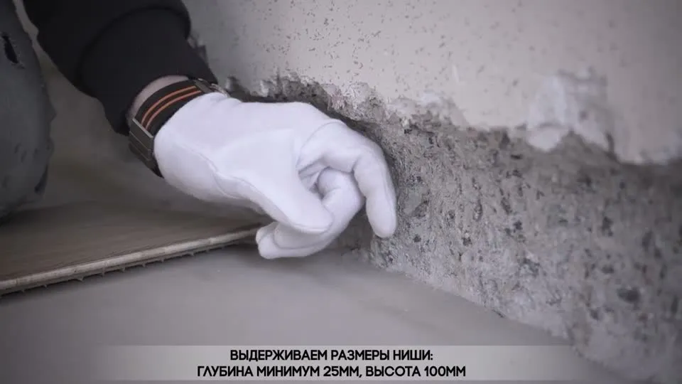 Монтаж: Монтаж ТИП 1 с паркетом и ламинатом